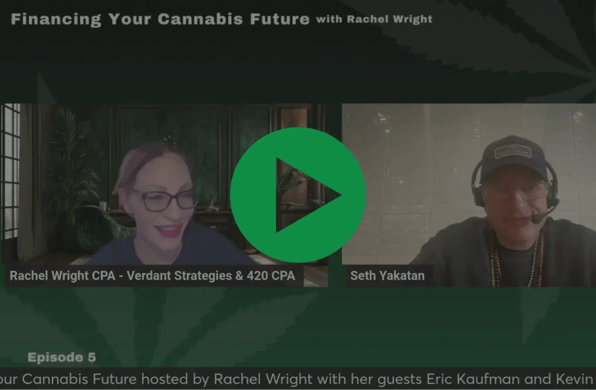 Financing Your Cannabis Future Episode 5 Hosted by Rachel Wright and Guest Seth Yakatan