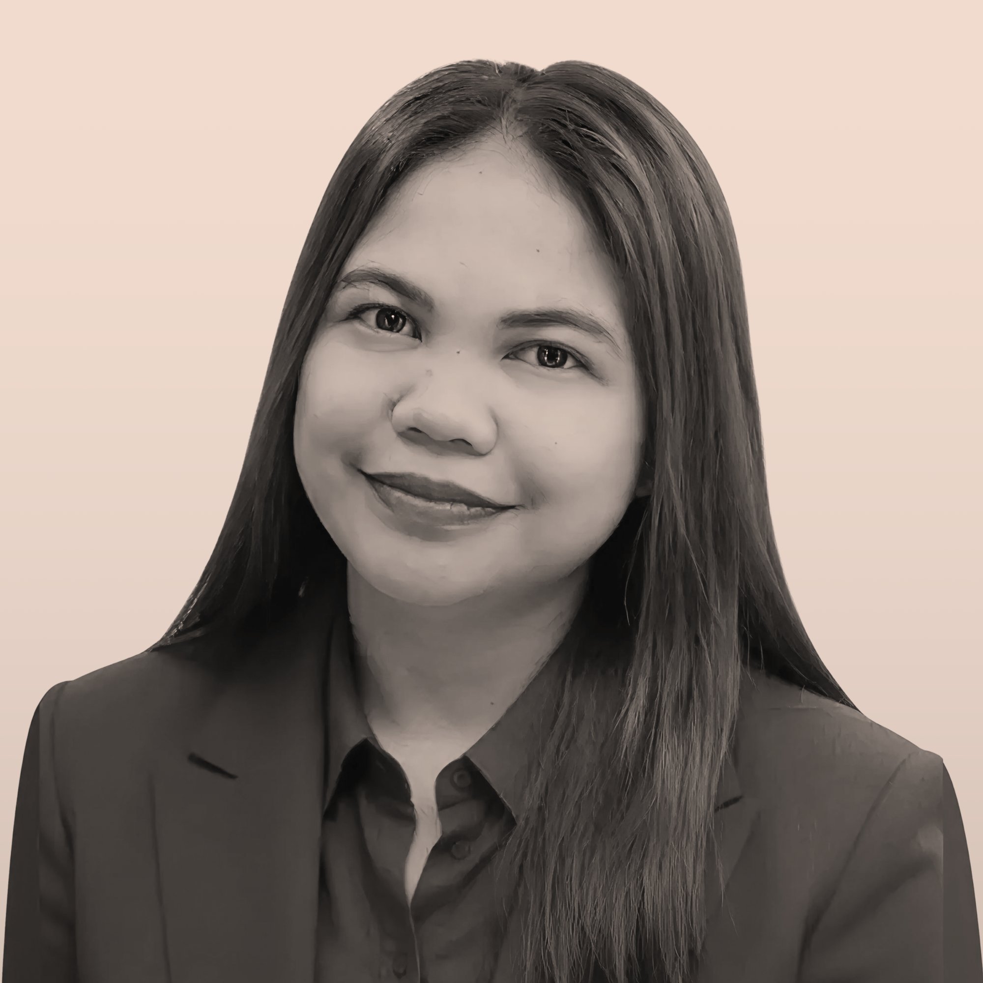 Employee=Mhea P., Color=Tumbleweed