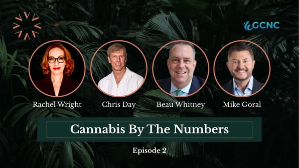 Chris Day hosts GCNC’s Cannabis by the Numbers Episode 2, joined by Beau Whitney, Rachel Wright, and Verdant partner Mike Goral, discussing total addressable market insights for the cannabis industry.